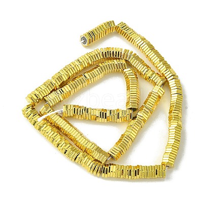Electroplated Synthetic Non-Magnetic Hematite Beads Strands G-H020-B01-02-1