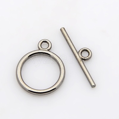 Tibetan Style Toggle Clasps TIBE-A12208-B-NR-1