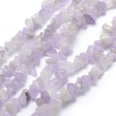 Natural Lavender Amethyst Beads Strands G-P332-40-1