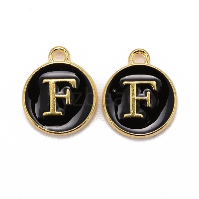 Golden Plated Alloy Charms ENAM-S118-02F-1