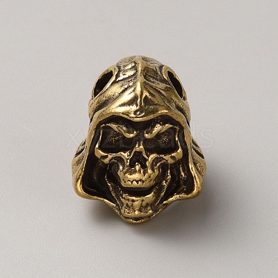 Brass EDC European Beads FIND-WH0161-50AG-1