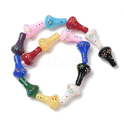 Glass Enamel Beads GL-CBA33A9-02-1