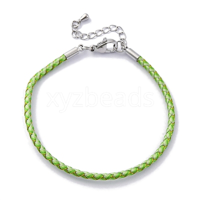 Polyester Cord Braided Bracelet Makings MAK-Z003-01P-31-1