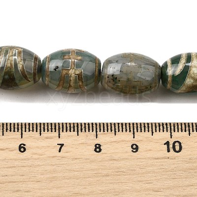Tibetan Style dZi Beads Strands G-S389-A01-1