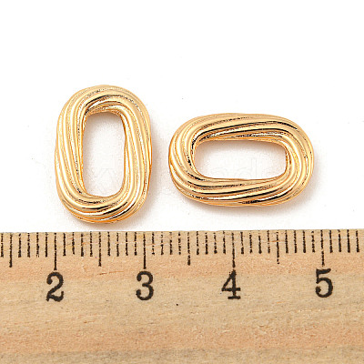 Brass Linking Rings KK-P255-13G-1