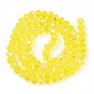 Electroplate Glass Beads Strands EGLA-A044-T3mm-L29-1