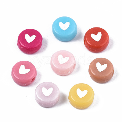 Opaque Acrylic Beads MACR-N008-51-B01-1