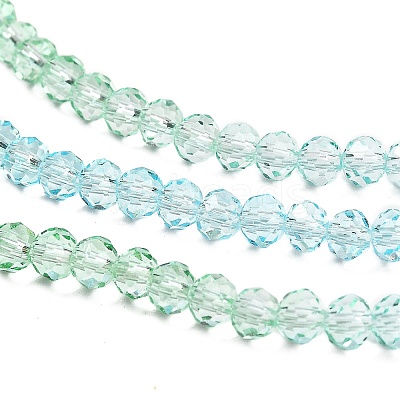 Transparent Painted Glass Beads Strands DGLA-A034-T4mm-A16-1