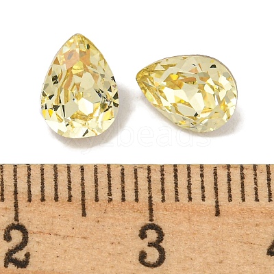 Glass Rhinestone Cabochons RGLA-L029-19C-213-1