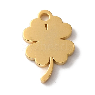 PVD Vacuum Plating 304 Stainless Steel Charms STAS-L081-022G-1