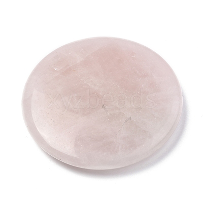 Chakras Themed Natural Rose Quartz Cabochons G-P001-22B-1