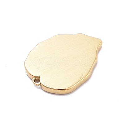 Ion Plating(IP) 304 Stainless Steel Enamel Pendants STAS-E187-11G-1