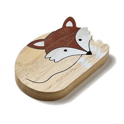 Autumn Single Face Printed Wood Cabochons WOOD-I010-01A-1