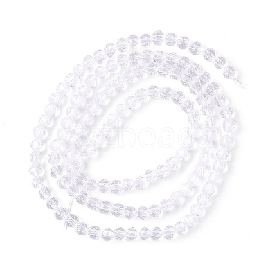 Transparent Glass Beads Strands GLAA-C019-01B-06-1