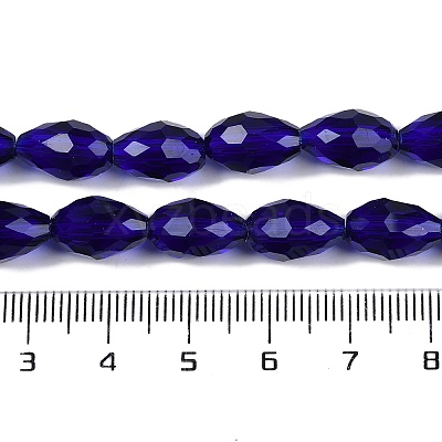 Transparent Glass Beads Strands X-EGLA-N013-T6mm-D07-1