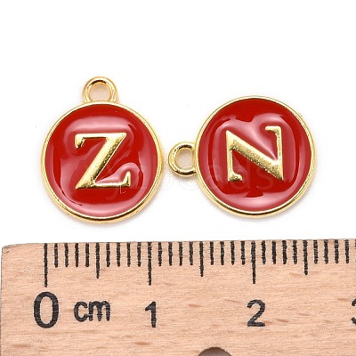 Golden Plated Alloy Enamel Charms ENAM-S118-03Z-1
