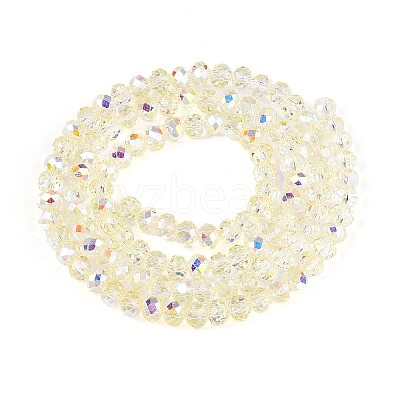 Transparent Glass Beads Strands EGLA-N016-4mm-05-1