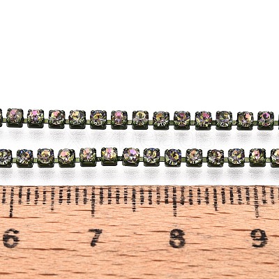 Iron Rhinestone Cup Chains CH-T006-05B-16-1