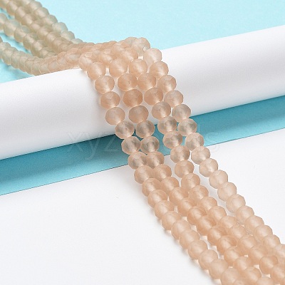 Transparent Glass Beads Strands LS-EGLA-A034-T6mm-MD20-1