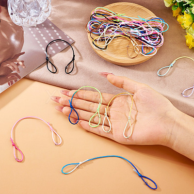 30Pcs 10 Colors Nylon Thread Cord Bracelets Making BJEW-TAC0039-1
