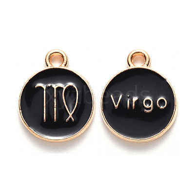 Alloy Enamel Pendants ENAM-SZ0001-27C-B-1