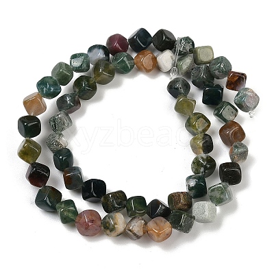 Natural Indian Agate Beads Strands G-A257-A12-01-1