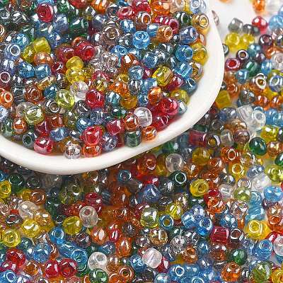 6/0 Glass Seed Beads SEED-A006-4mm-M-1