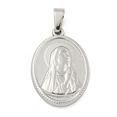Non-Tarnish 304 Stainless Steel Pendants STAS-B071-02A-22P-1