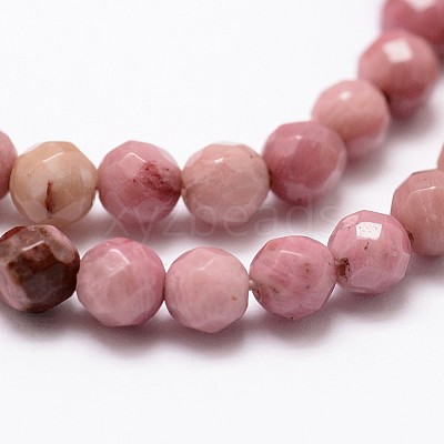Natural Rhodonite Beads Strands G-D840-16-4mm-1