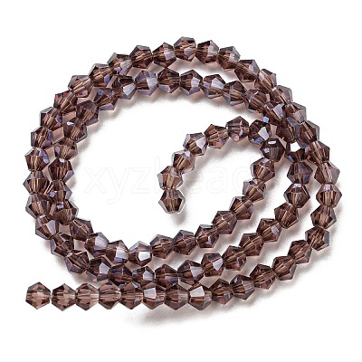Transparent Electroplate Glass Beads Strands EGLA-A039-T2mm-A05-1