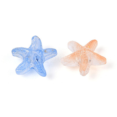 Frosted Glass Beads FGLA-T005-01M-1