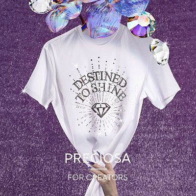 Preciosa® Crystal Hotfix Flatback Stones Y-PRC-HSS8-30050-200-1