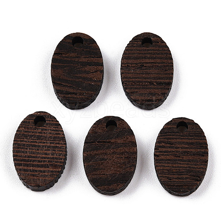 Natural Wenge Wood Pendants WOOD-T023-85B-01-1