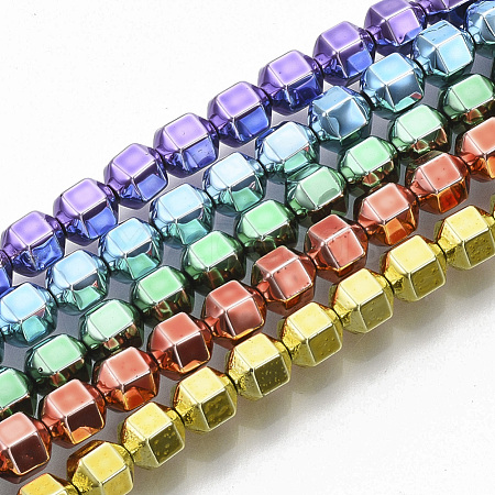 Electroplated Non-magnetic Synthetic Hematite Beads G-S365-003A-1