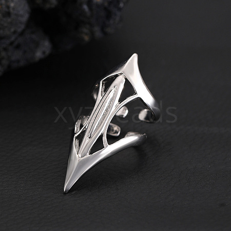 Alloy Adjustable Cuff Rings FS-WG7694D-02-1