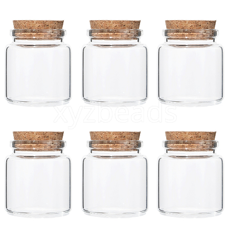 Glass Jar Glass Bottles Bead Containers AJEW-SP0003-91B-1