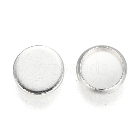 304 Stainless Steel Plain Edge Bezel Cups STAS-E460-10S-6MM-1