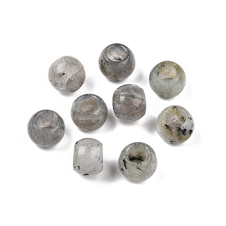 Natural Labradorite European Beads G-T092-10mm-30-1