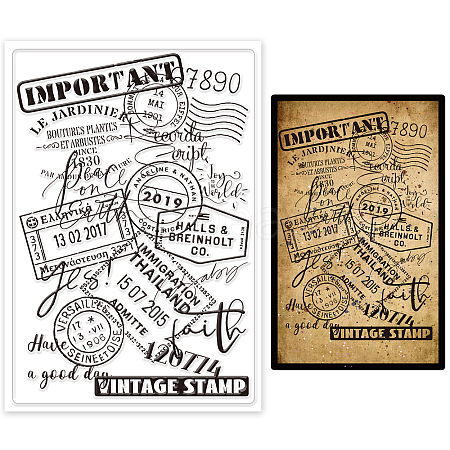 Custom PVC Plastic Clear Stamps DIY-WH0448-0217-1