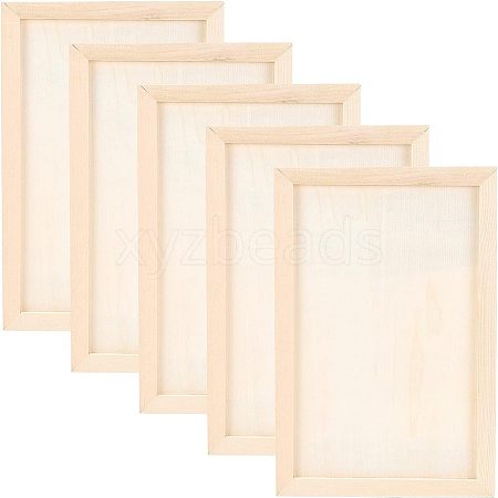 Wood Painting Canvas Panels WOOD-WH0109-07-1