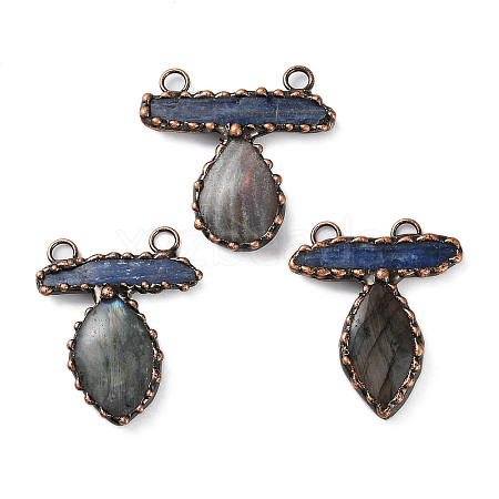 Natural Kyanite & Labradorite Big Pendants G-A227-04R-1