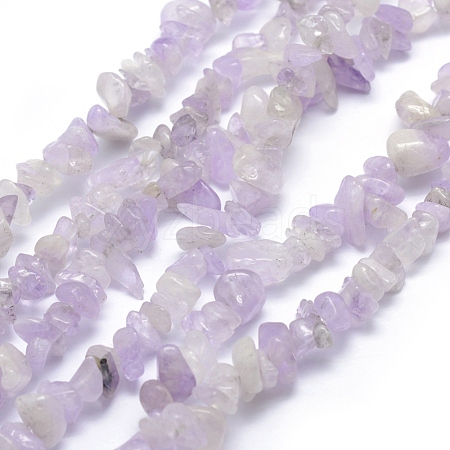 Natural Lavender Amethyst Beads Strands G-P332-40-1