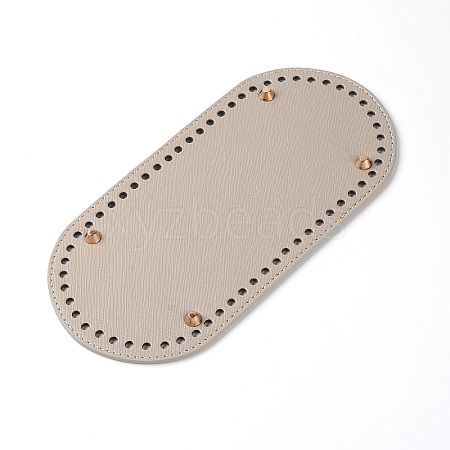 PU Leather Oval Bottom X-FIND-WH0072-78-1