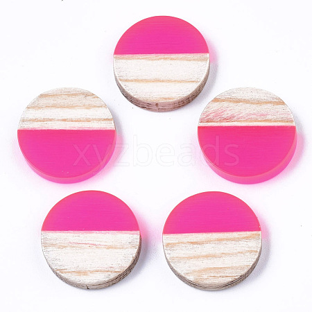 Resin & Wood Cabochons RESI-R425-05I-1