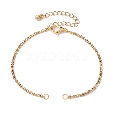 304 Stainless Steel Slider Bracelet Makings AJEW-JB01279-02-1