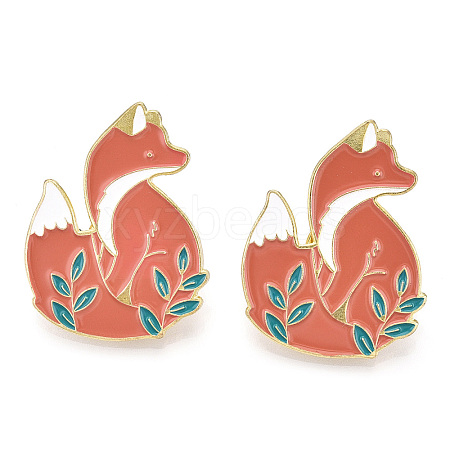 Fox Enamel Pin JEWB-I019-24G-1