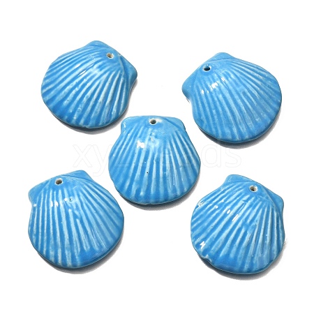 Handmade Porcelain Pendants PORC-O003-01B-03-1