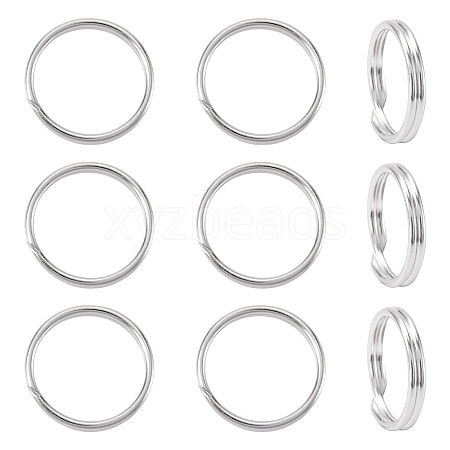 925 Sterling Silver Split Jump Rings STER-TA0001-48A-1