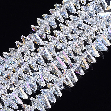 Electroplate Glass Beads Strands EGLA-S176-05A-A01-1