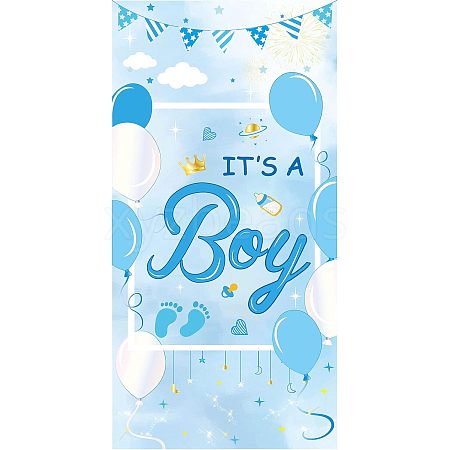 Polyester Hanging Banner Sign AJEW-WH0190-044-1